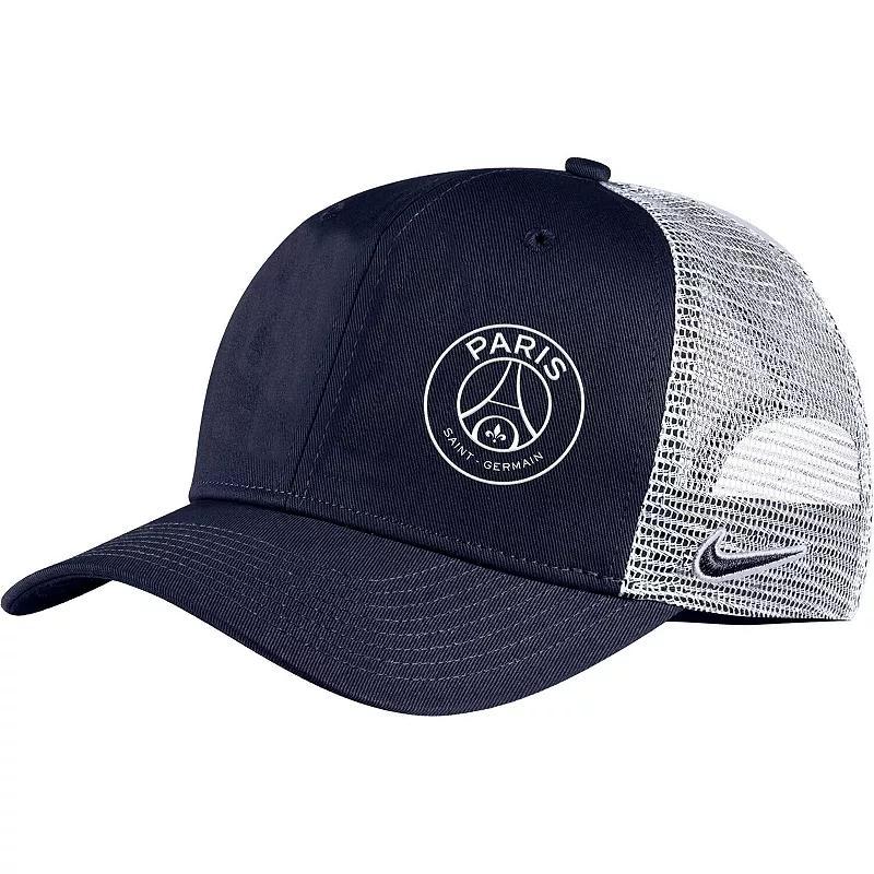 Mens Nike Navy Paris Saint-Germain Classic99 Trucker Snapback Hat, Psg Blue Product Image