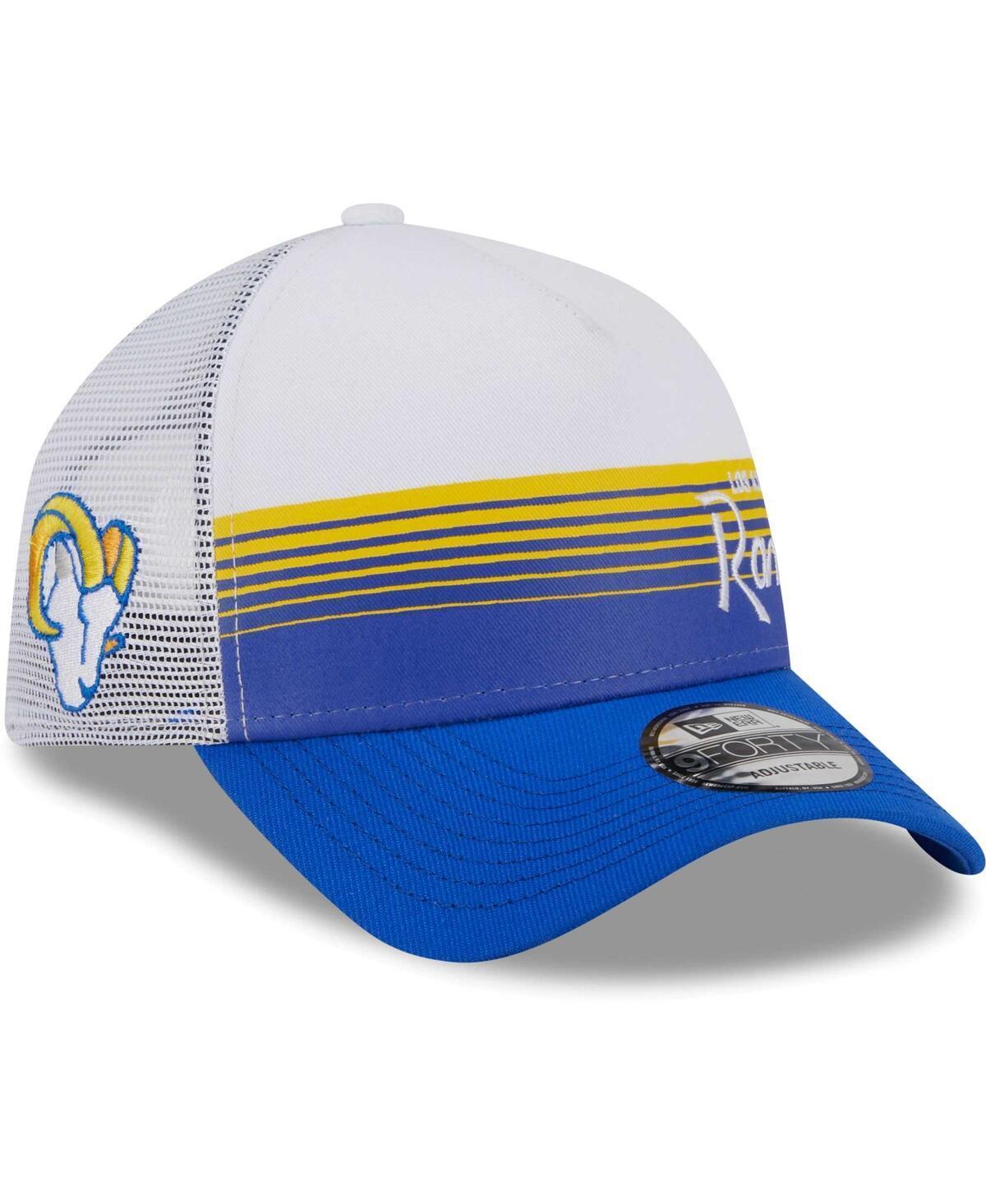 Mens New Era Royal Los Angeles Rams Horizon 9FORTY Snapback Hat Product Image