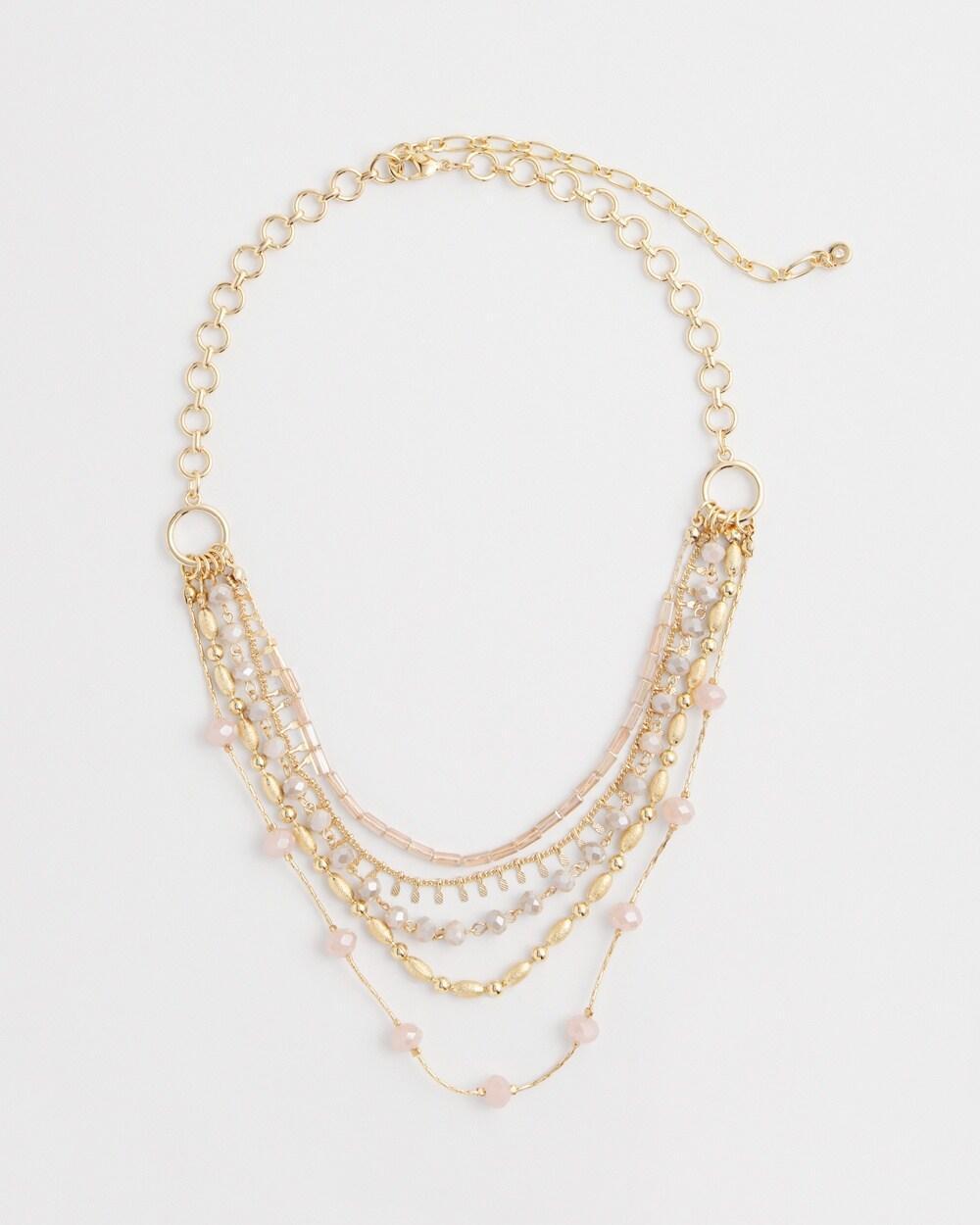 Blush Multistrand Necklace Product Image