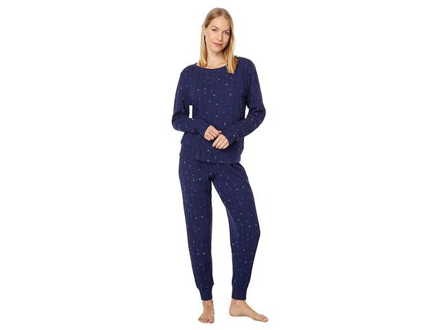 Honeydew Intimates Cabin Cozy Jacquard Knit Lounge Set (Twilight Stars) Women's Pajama Sets Product Image