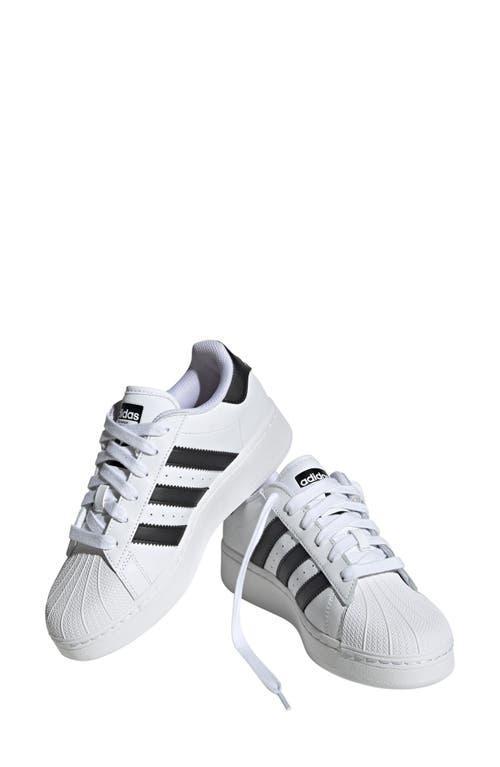 adidas Originals Womens Superstar XLG - Shoes White/Green Product Image