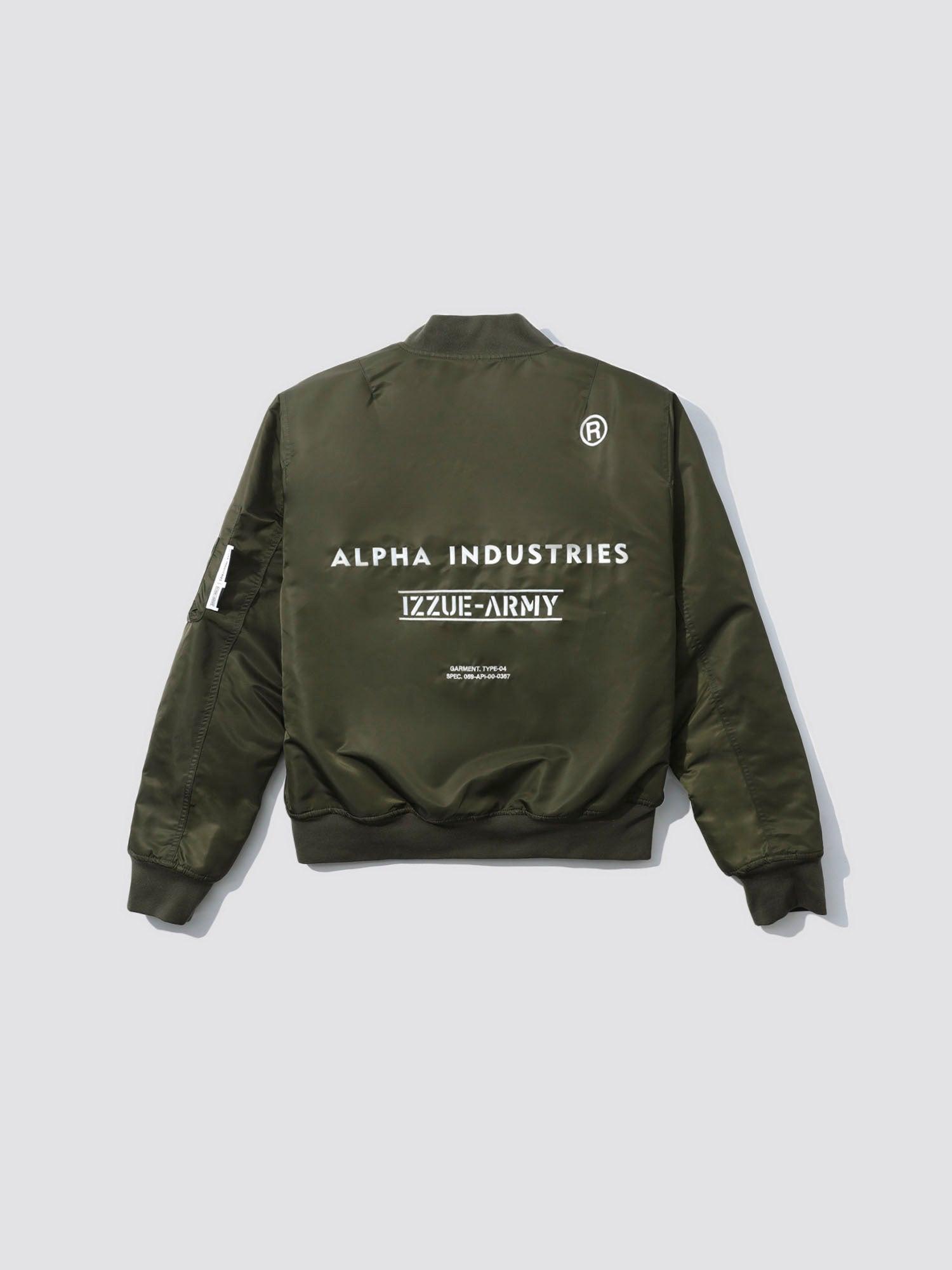 ALPHA X IZZUE MA-1 BOMBER JACKET Product Image