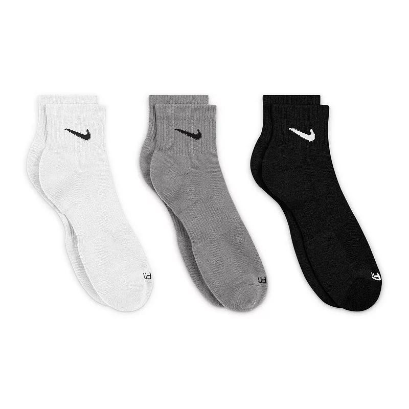 Nike Mens Everyday Plus Cushioned Training Ankle Socks (3 Pairs) Product Image