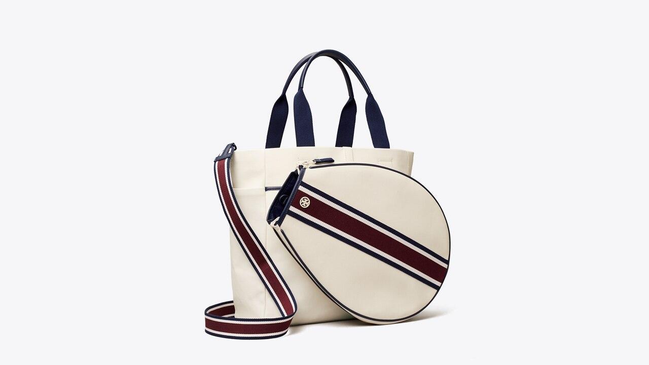 Striped Tennis Tote Product Image