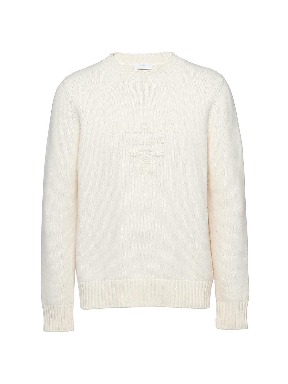 Mens Wool And Cashmere Crewneck Sweater Product Image