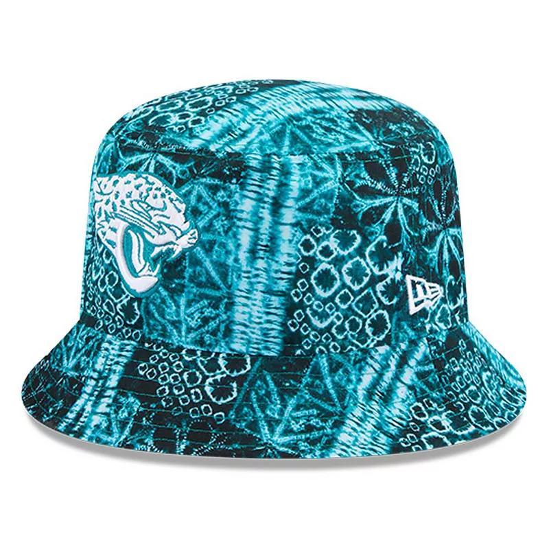 Mens New Era Teal Jacksonville Jaguars Shibori Bucket Hat Product Image