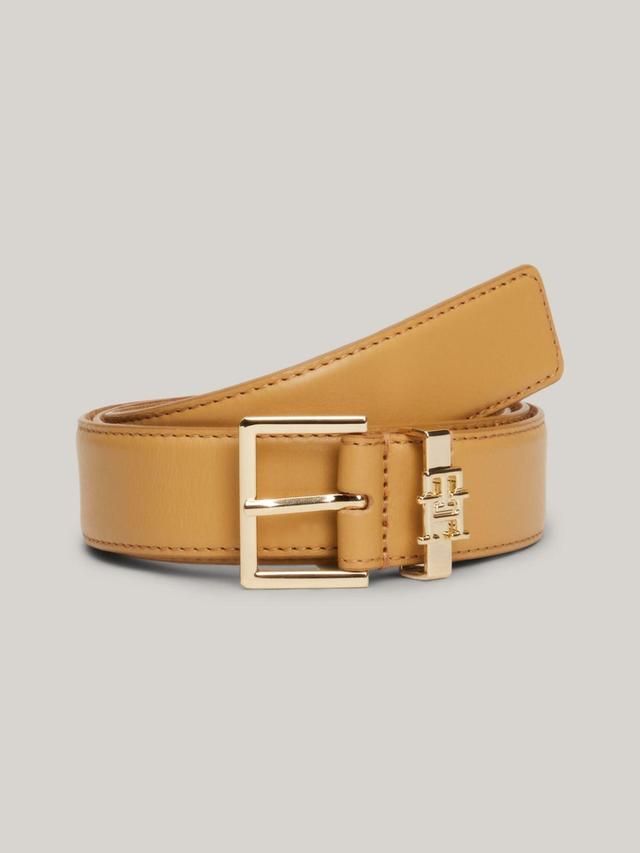 Tommy Hilfiger Women's TH Logo Leather Belt Product Image