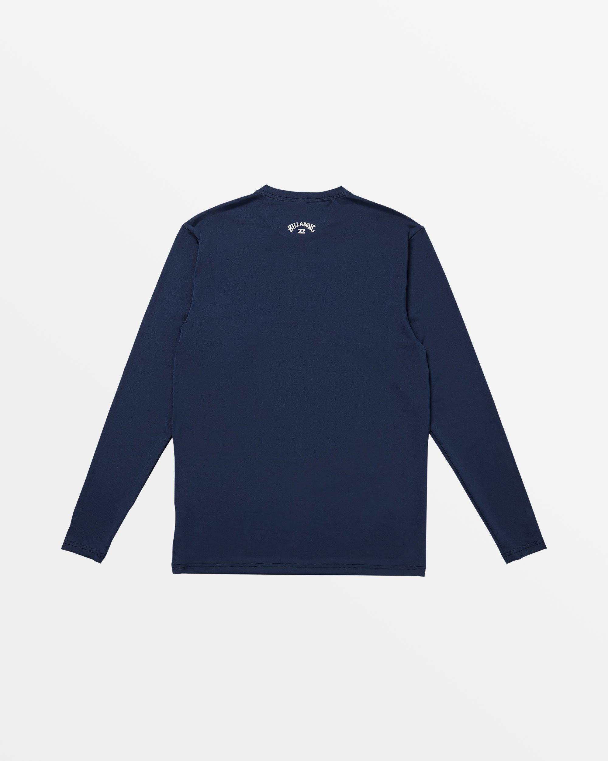 Classic Wave UPF 50 Long Sleeve Surf Tee - Navy Male Product Image