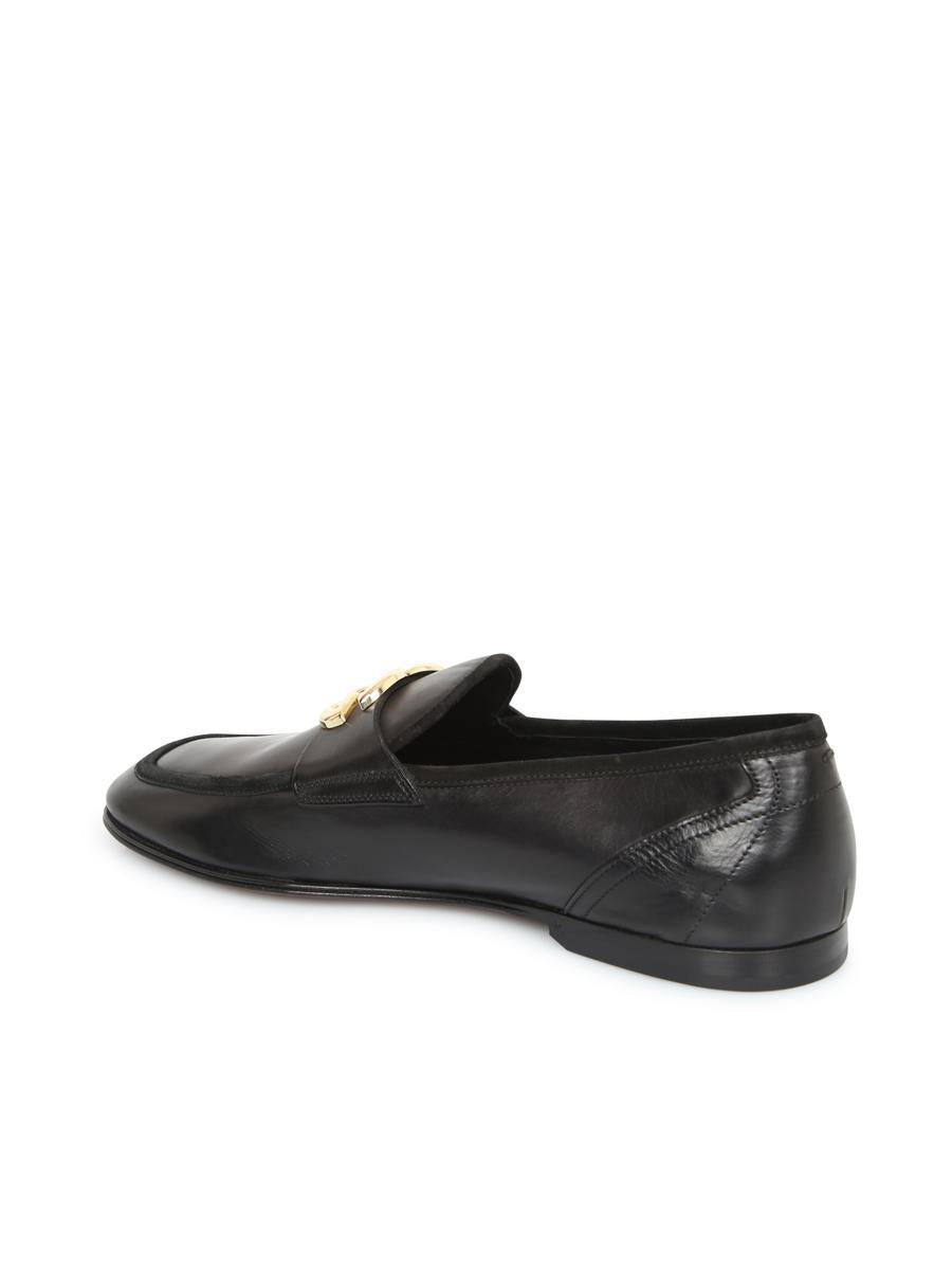 Black Logo Loafers Product Image