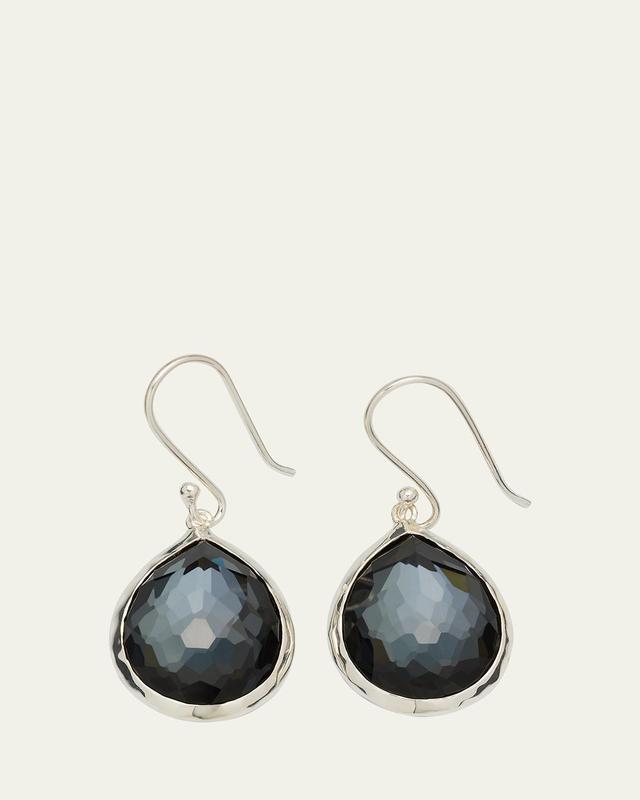 Rock Candy Small Sterling Silver & Clear Quartz Teardrop Earrings Product Image