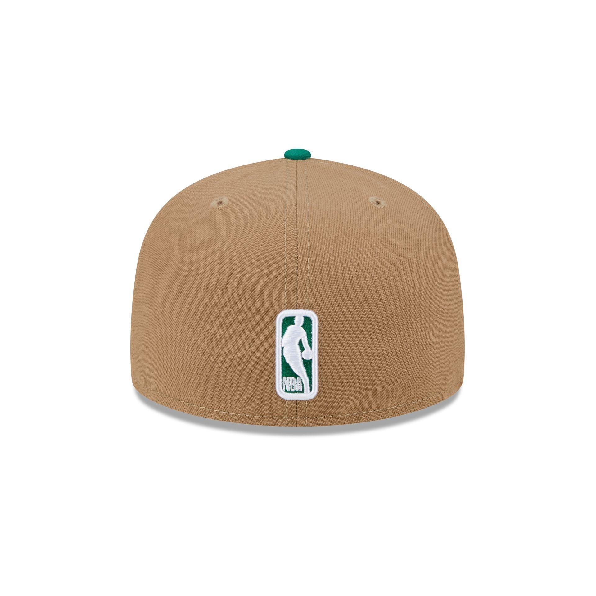 Boston Celtics Classic 8-Bit Wordmark 59FIFTY Fitted Hat Male Product Image