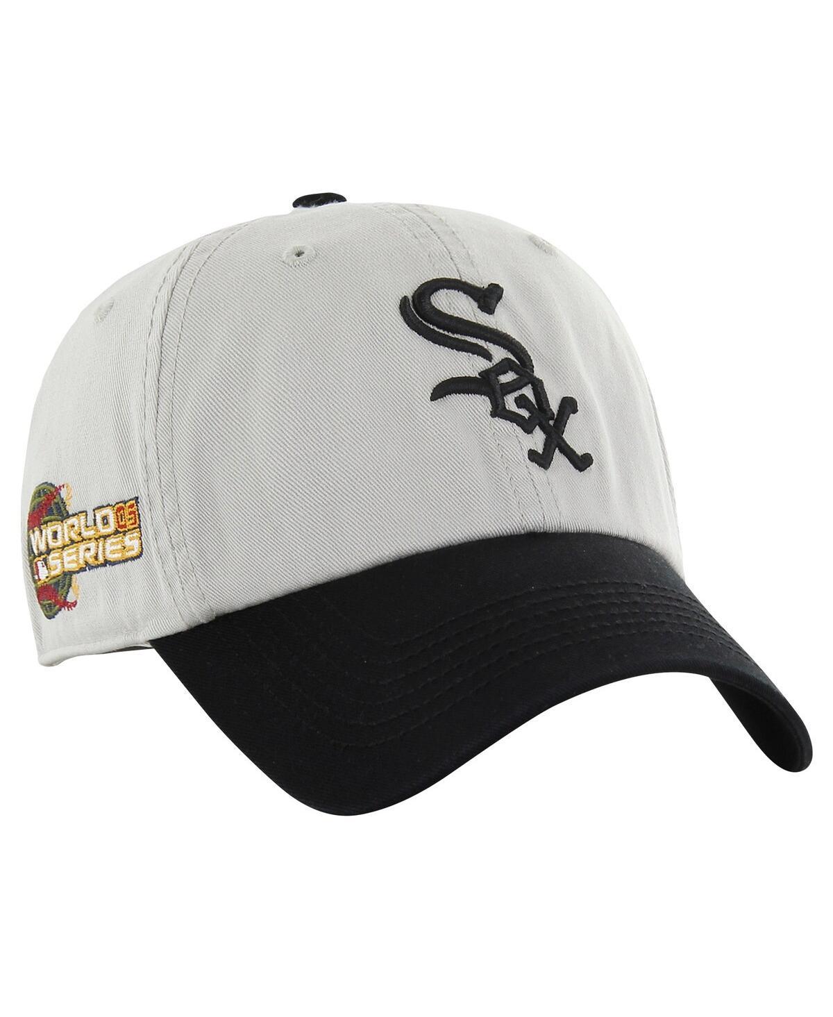 Mens 47 Gray/Black Chicago White Sox Sure Shot Classic Franchise Fitted Hat Product Image