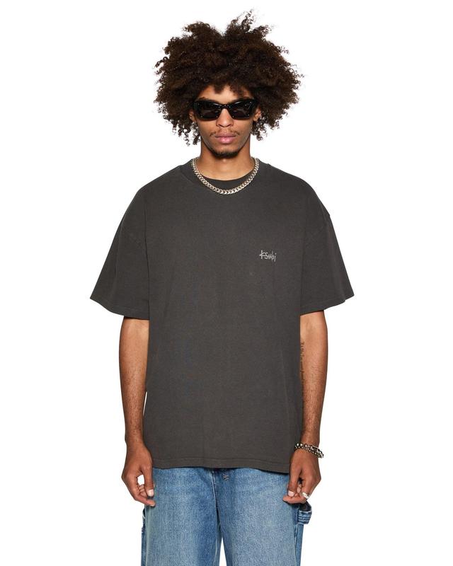 HIT LIST EKCESS SS TEE FADED BLACK Male Product Image