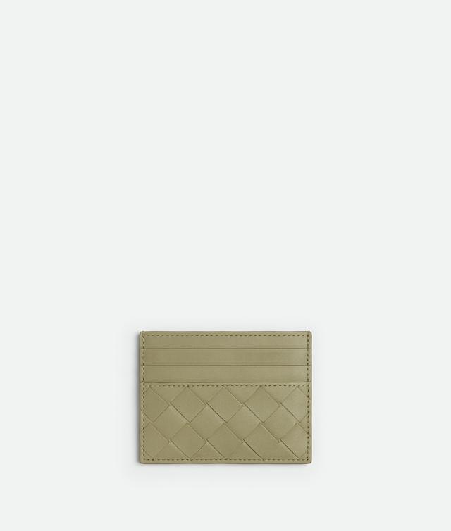 Men's Intrecciato Credit Card Case in Travertine Product Image