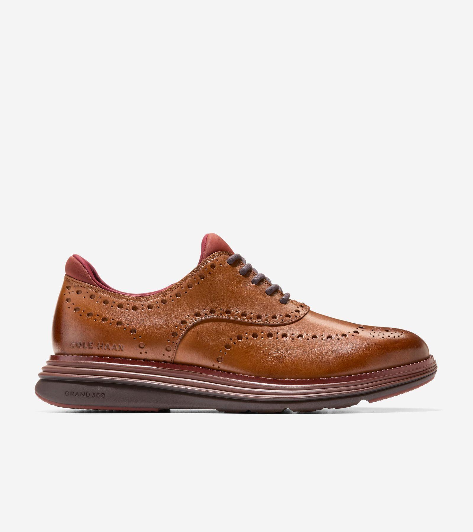 Cole Haan Mens riginal Grand Ultra Wingtip Oxford Shoes - Brown Size 11.5 Waterproof Product Image