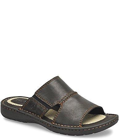 Born Mens Flores Leather Slides Product Image