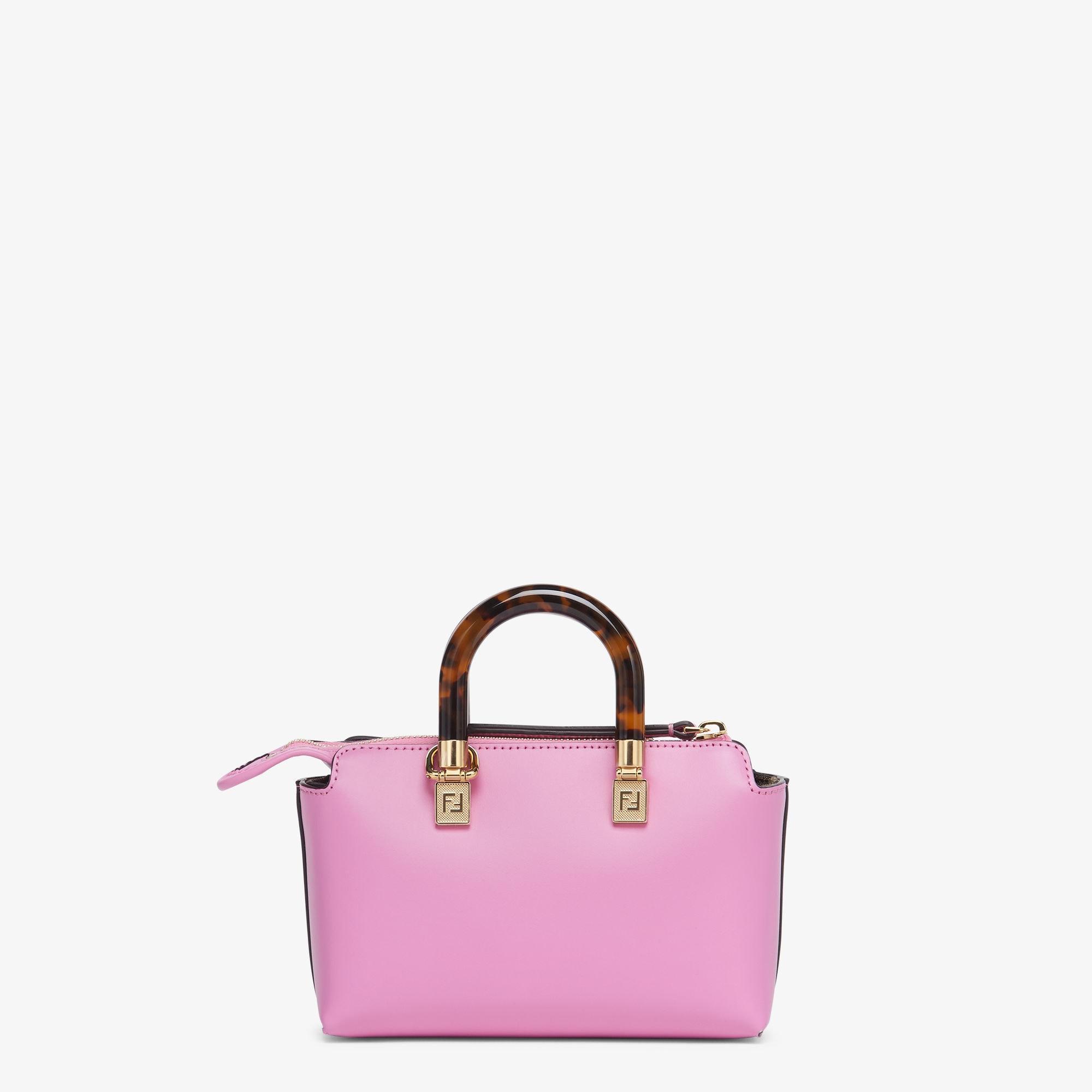 By The Way MiniPink leather small Boston bag Product Image