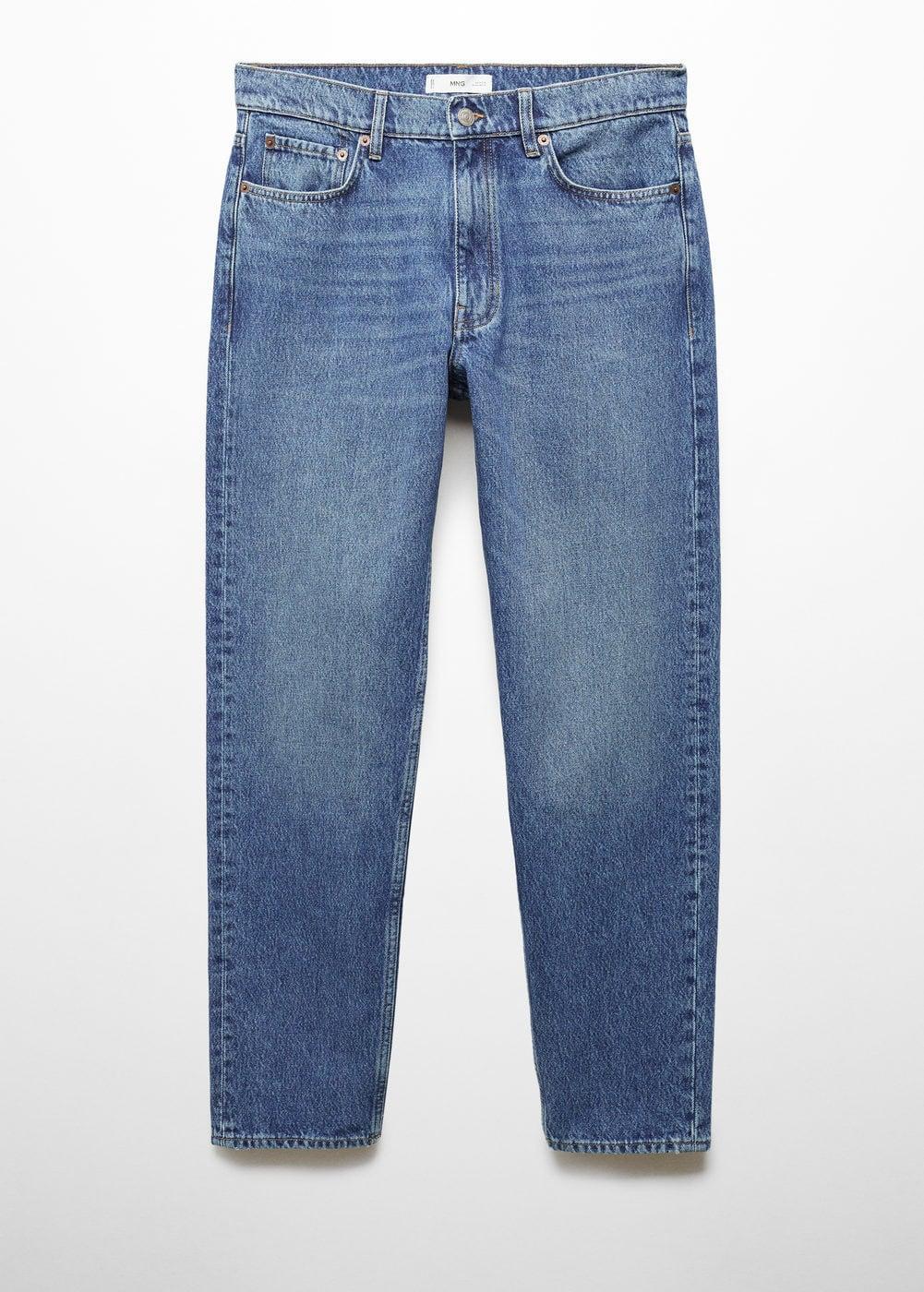 MANGO MAN - Bob straight-fit jeans dark blueMen Product Image