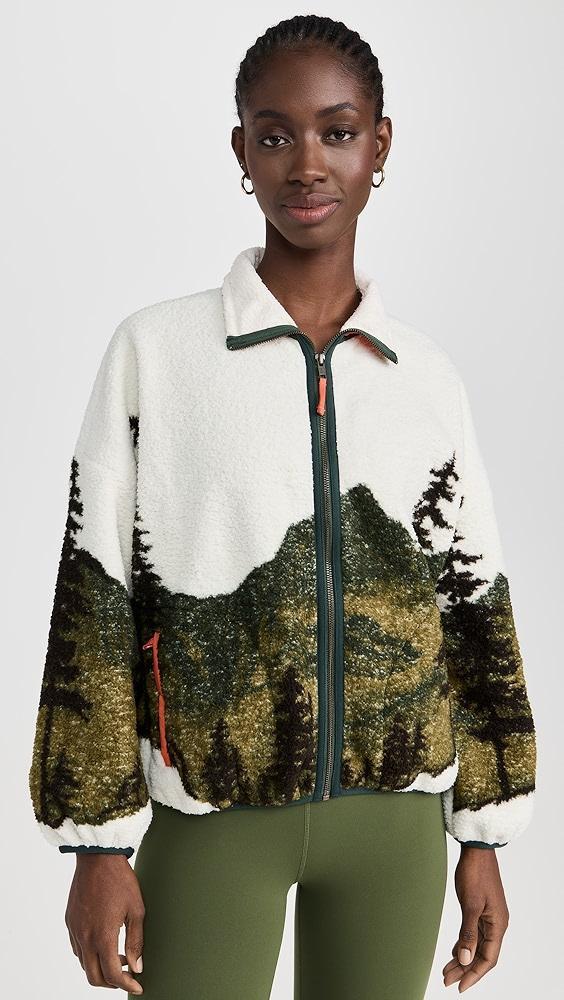 THE GREAT Outdoors The Plush Terrain Full-Zip Jacket | Shopbop Product Image