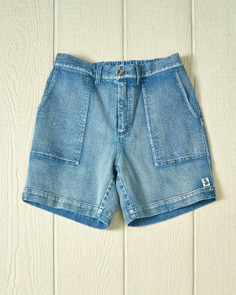 Ventura Short in Mid Wash Denim Product Image