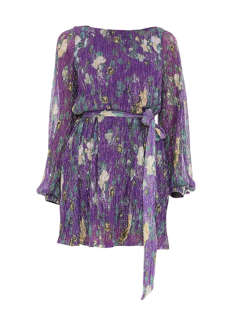 Womens Kirsi Floral Loose Minidress Product Image