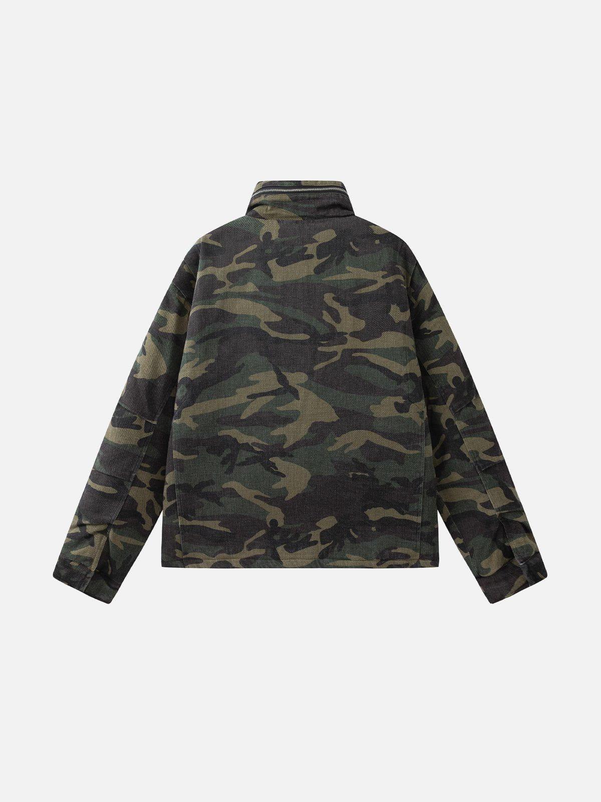 Aelfric Eden Camouflage Washed Coat Product Image