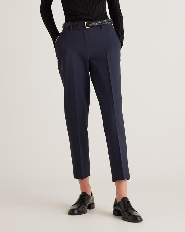 Wool Slim Leg Ankle Pants Product Image