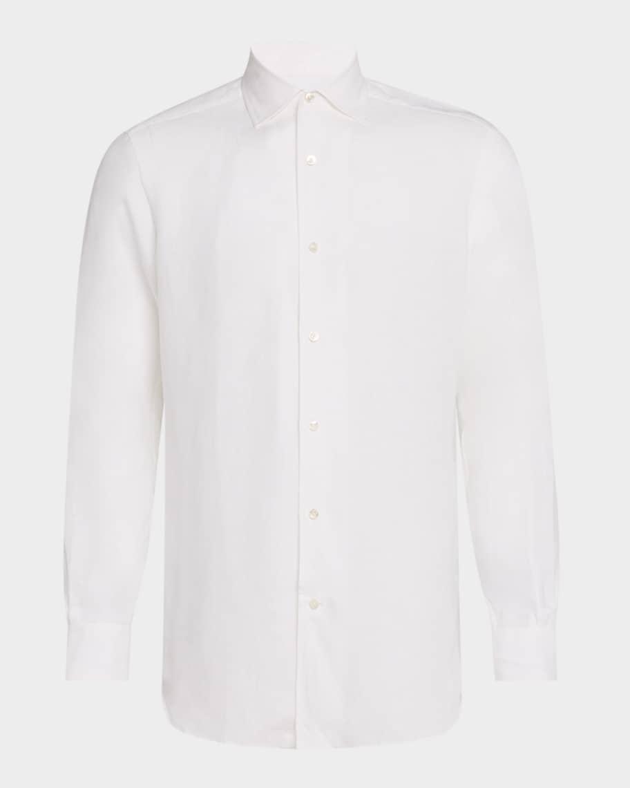 Men's Oasi Lino Casual Button-Down Shirt Product Image