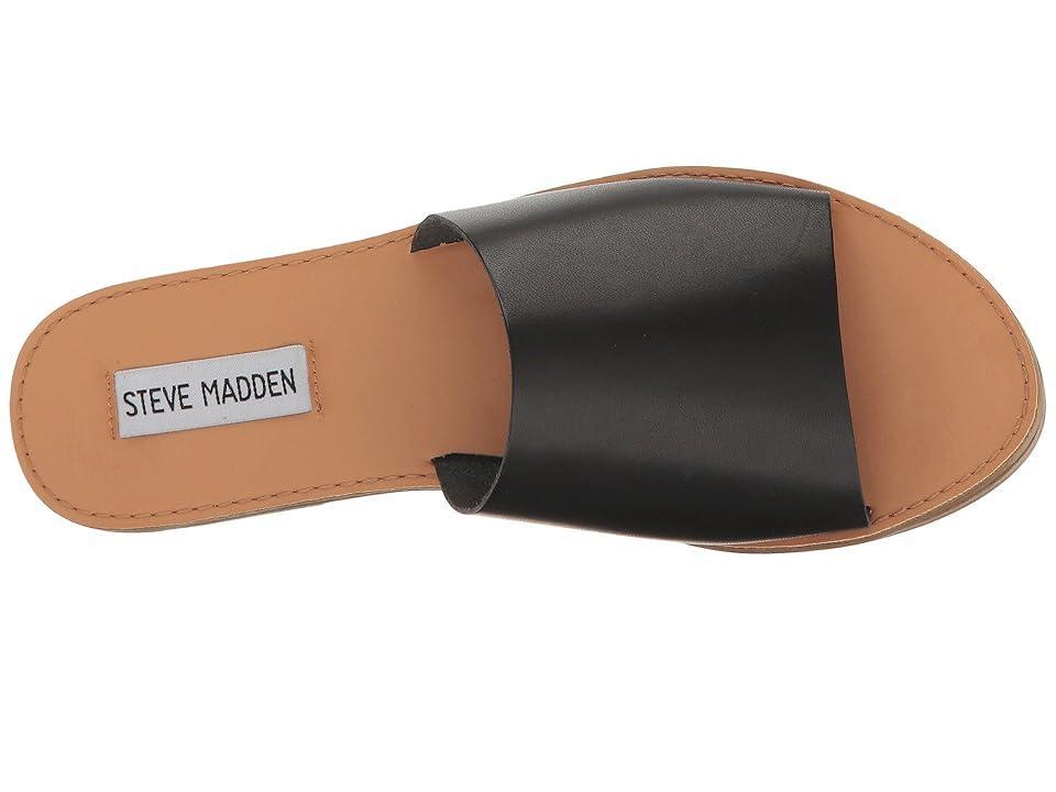 Steve Madden Grace Slide Sandal Leather) Women's Shoes Product Image