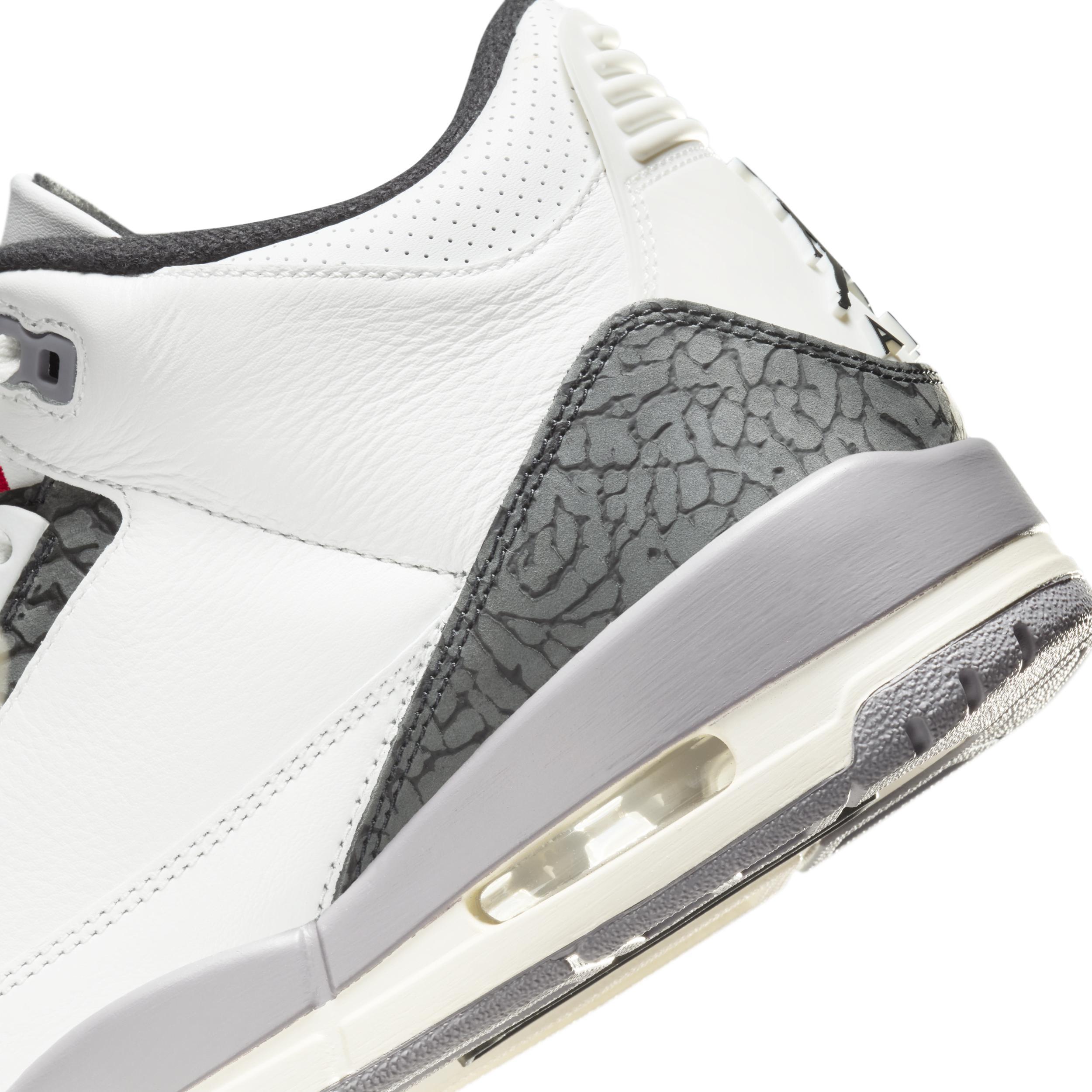 Men's Air Jordan 3 Retro "Cement Grey" Shoes Product Image