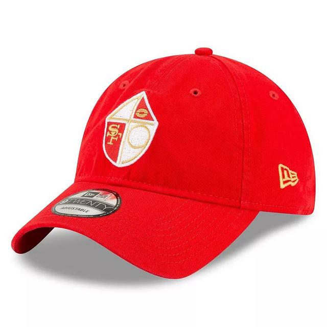 Mens New Era Scarlet San Francisco 49ers Core Classic 9TWENTY Adjustable Hat Product Image