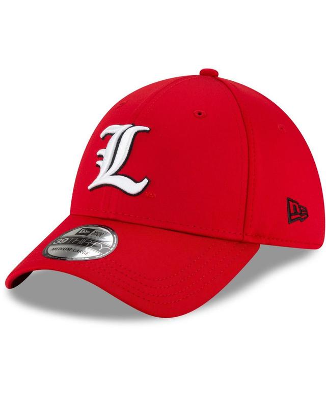 Mens New Era Red Louisville Cardinals Campus Preferred 39THIRTY Flex Hat Product Image