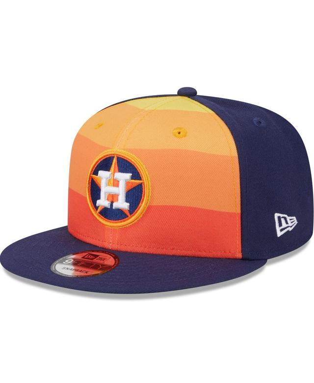 Mens New Era Orange Houston Astros 2024 Batting Practice 9FIFTY Snapback Hat Product Image