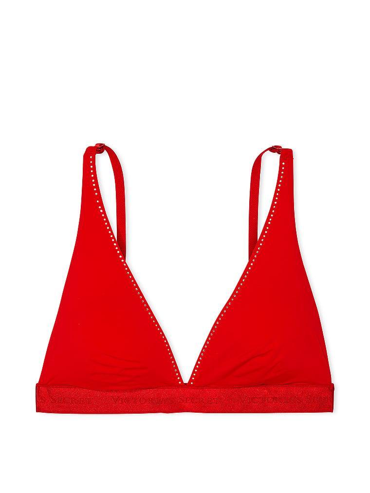  Shine-Trim Wireless Plunge Bralette Product Image