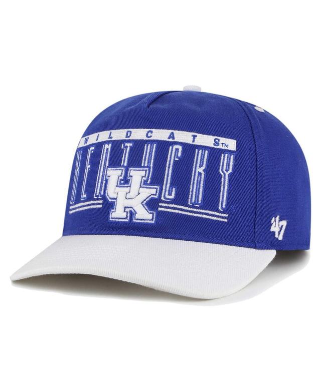 Mens 47 Brand Royal Kentucky Wildcats Double Header Hitch Adjustable Hat Product Image