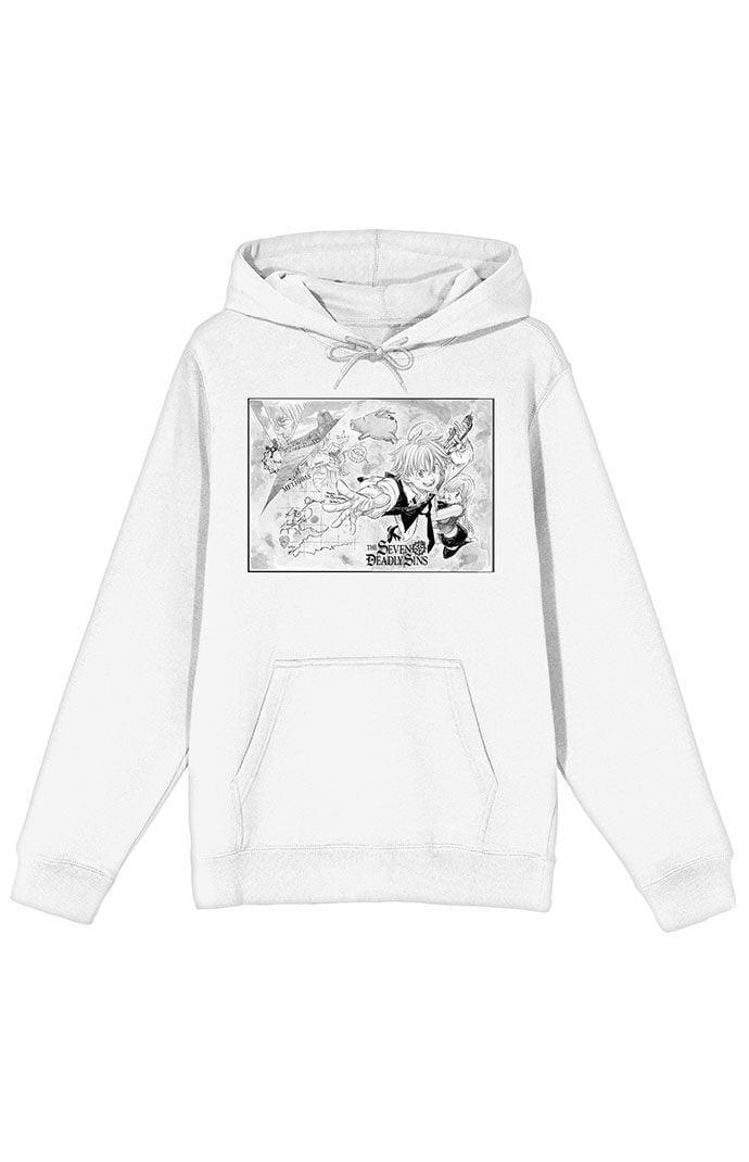 Mens Seven Deadly Sins Manga Graphic Hoodie Product Image