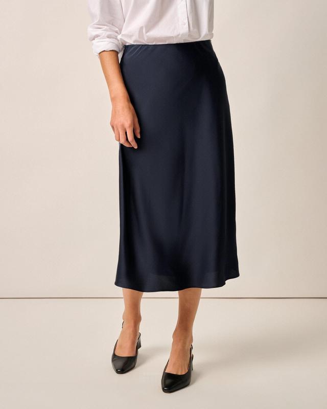 Audrey Charmeuse Slip Skirt Female Product Image