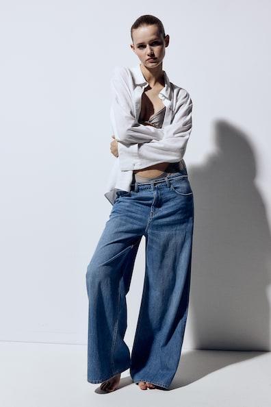 Baggy Wide Low Jeans Product Image