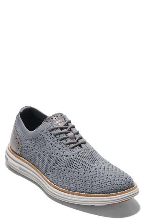 Cole Haan Mens riginalGrand Remastered Stitchlite Lace-Up Wingtip Oxford Sneakers - Quiet Shade Product Image