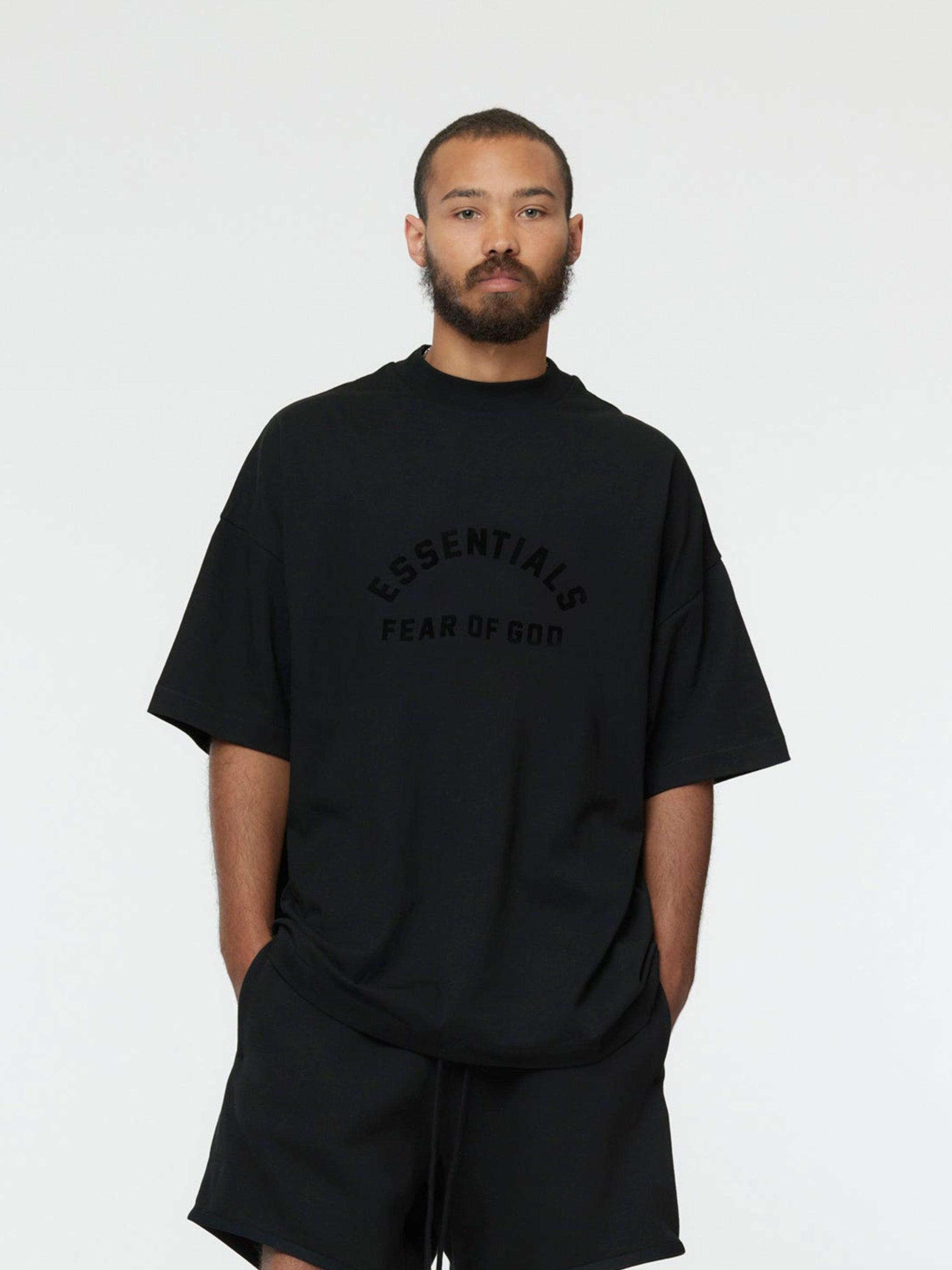 Heavy Jersey Crewneck T-shirt (Jet Black) Product Image