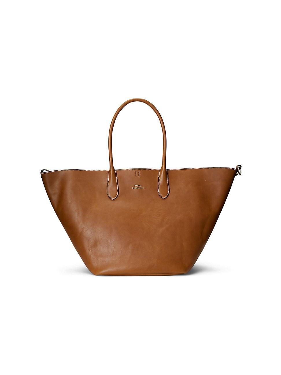 Womens Large Bellport Leather Tote Bag product image