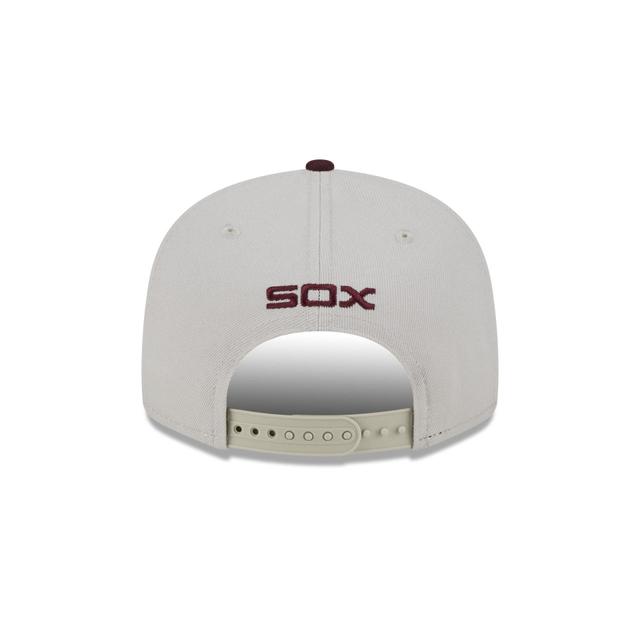 Chicago White Sox Mauve Visor 9FIFTY Snapback Hat Male Product Image