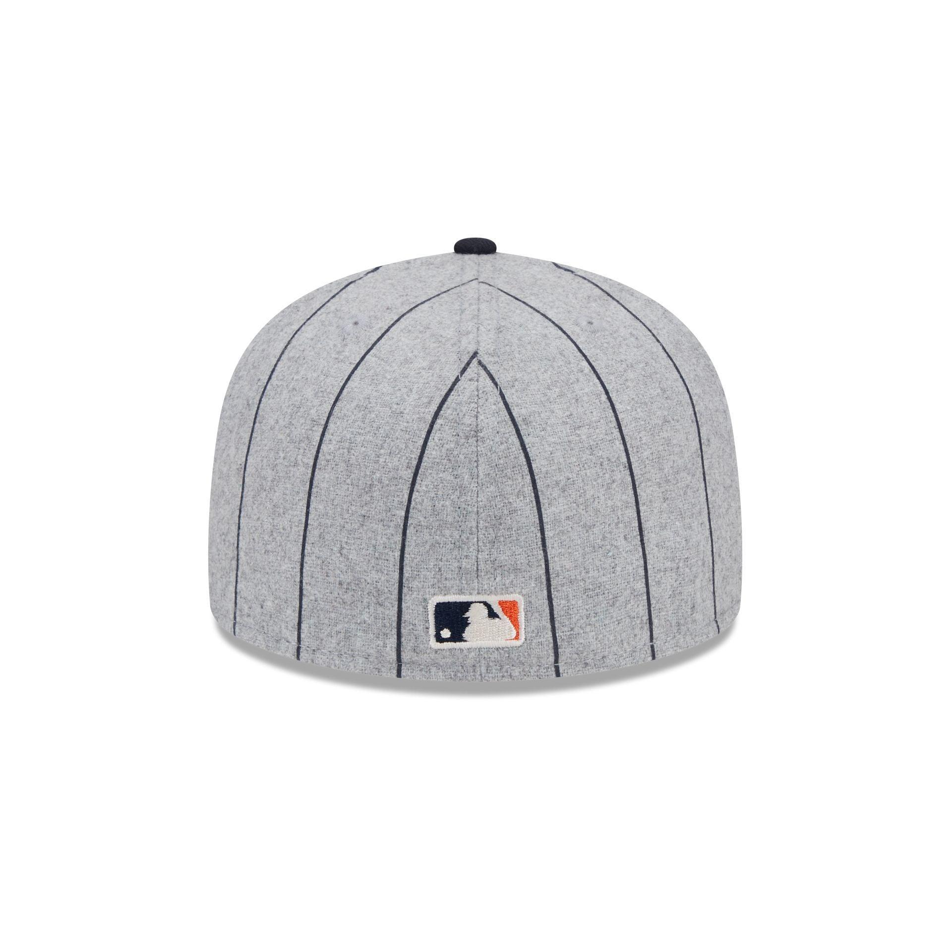 Houston Astros Heather Pinstripe 59FIFTY Fitted Hat Male Product Image