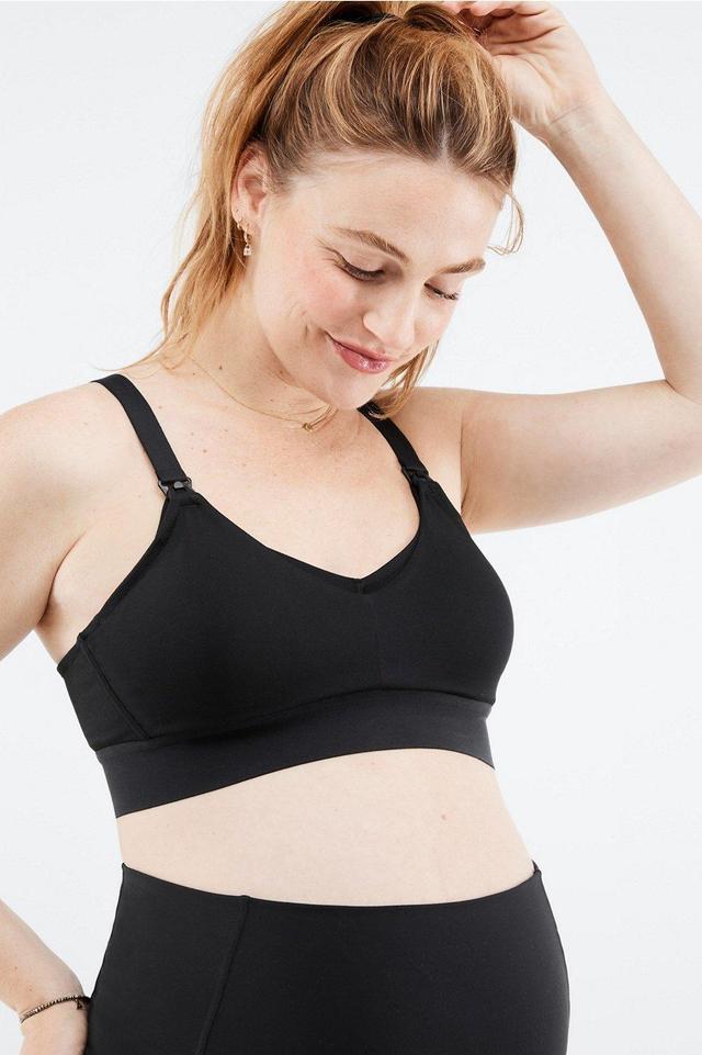 Fabletics Maternity Nursing Bra Womens black Size XXS Product Image