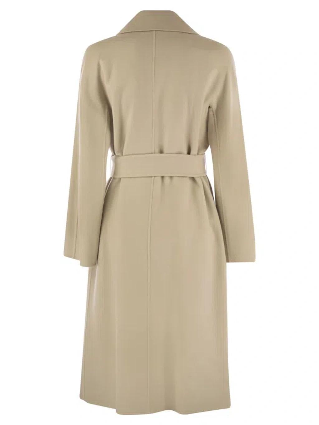 MAX MARA Studio Belted Mid In Beige Product Image