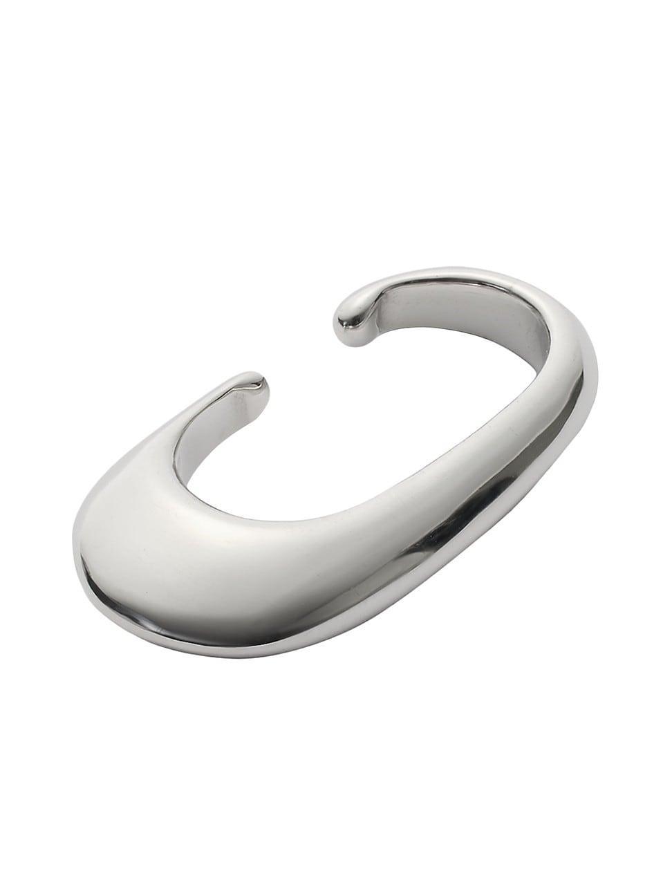 Mens Silver Vermeil Long Drop Ear Cuff Product Image