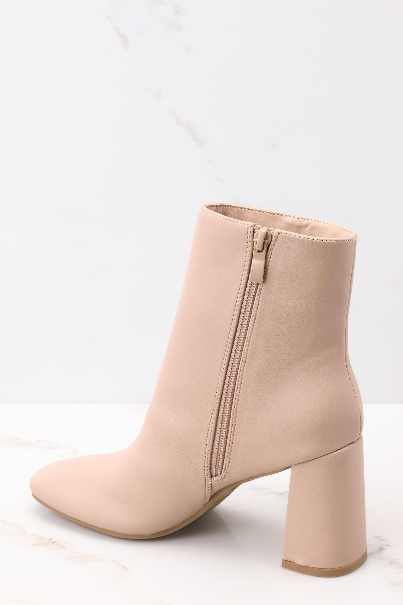 On Your Side Beige Ankle Boots product image