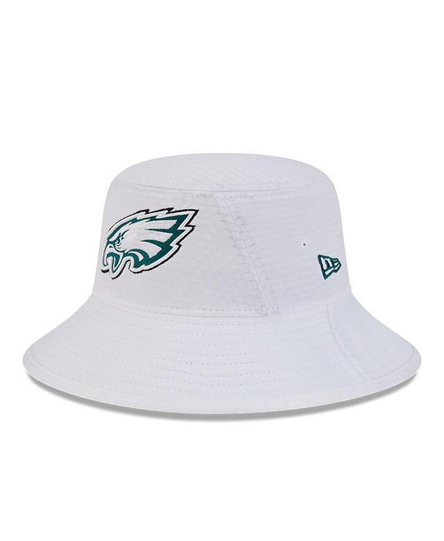 New Era Mens White Philadelphia Eagles 2024 Nfl Training Camp Stretch Bucket Hat Product Image