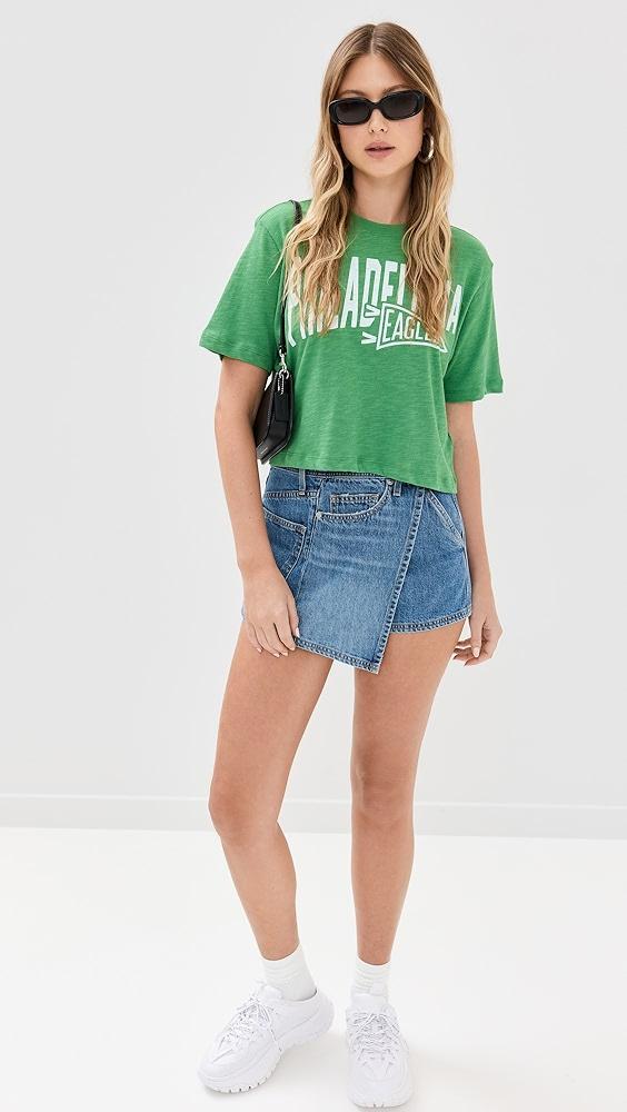 Junk Food Eagles Dual Threat Crop Tee | Shopbop Product Image