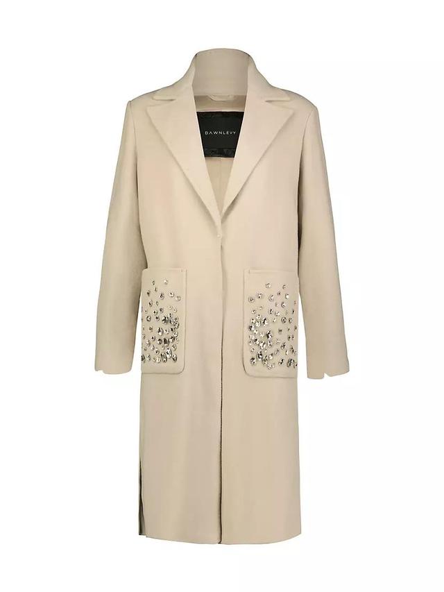 Colette Crystal-Embellished Wool Coat Product Image